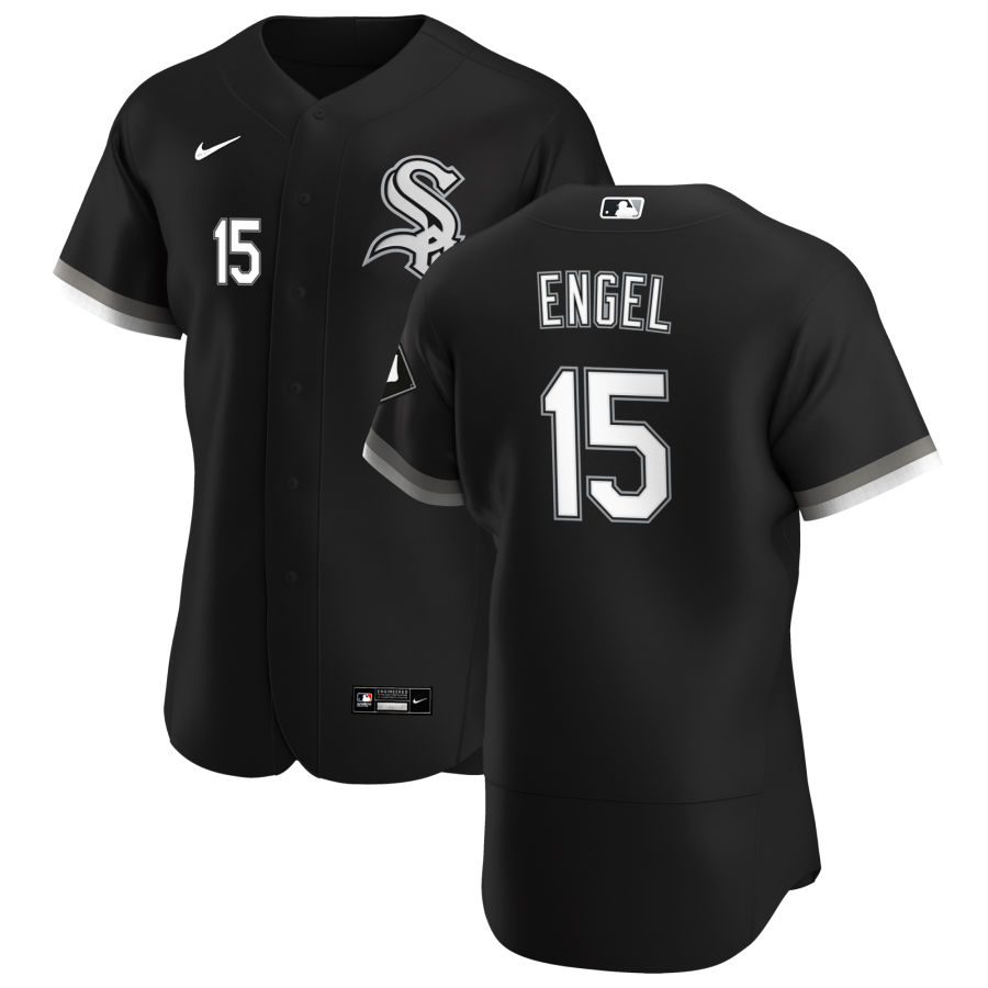 Chicago White Sox #15 Adam Engel Men Nike Black Alternate 2020 Authentic Player MLB Jersey->chicago white sox->MLB Jersey